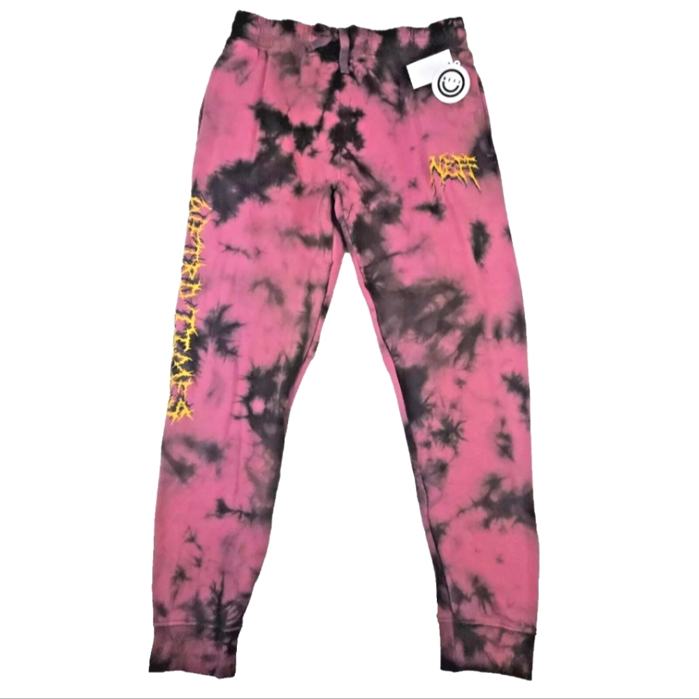 Neff Wierd Times Pink Tie Die Unisex Pants Sizes S,M,L
